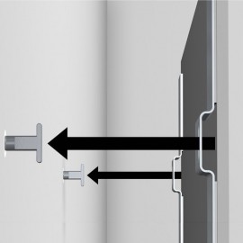 T-Schroef veiligheidsschroef incl. 8mm plug