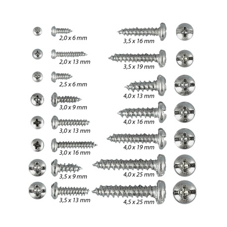 Bolle Kruiskop Schroeven (100 stuks)